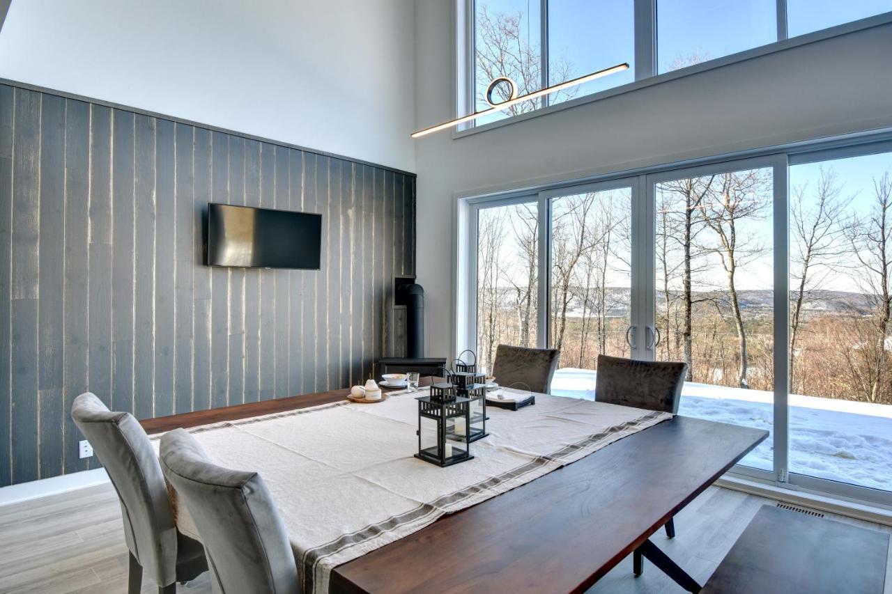 Chalet Serenity - Mont Tremblant Ski - Spa Sauna Wifi Tv Privet Chic Modern House Villa La Conception Esterno foto