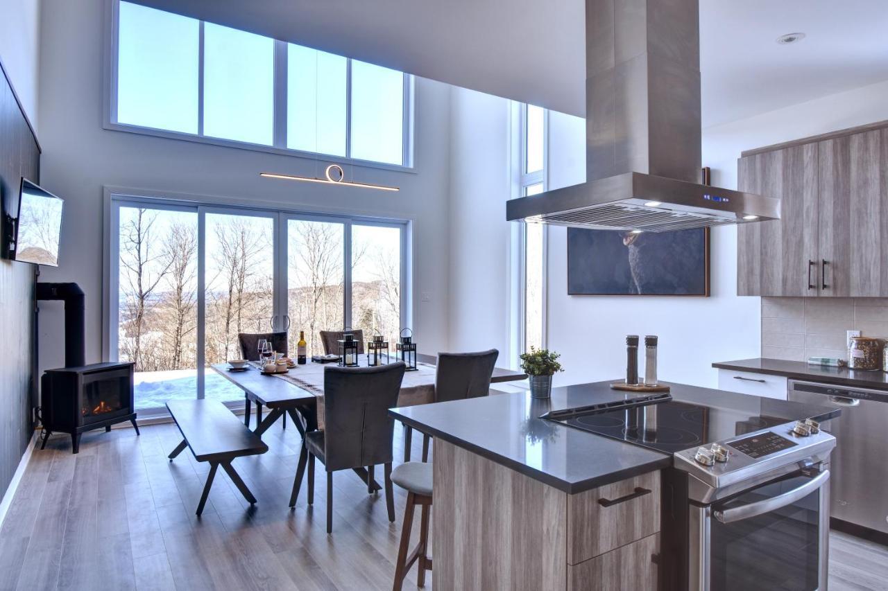 Chalet Serenity - Mont Tremblant Ski - Spa Sauna Wifi Tv Privet Chic Modern House Villa La Conception Esterno foto