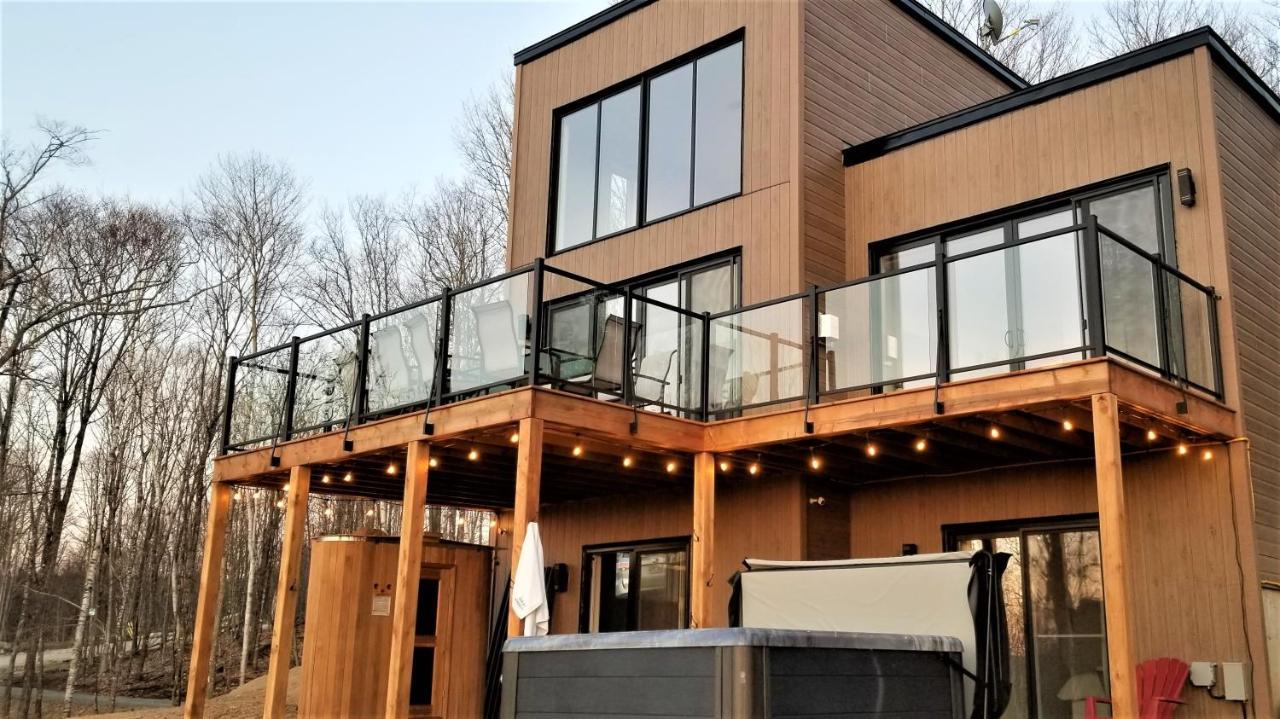 Chalet Serenity - Mont Tremblant Ski - Spa Sauna Wifi Tv Privet Chic Modern House Villa La Conception Esterno foto