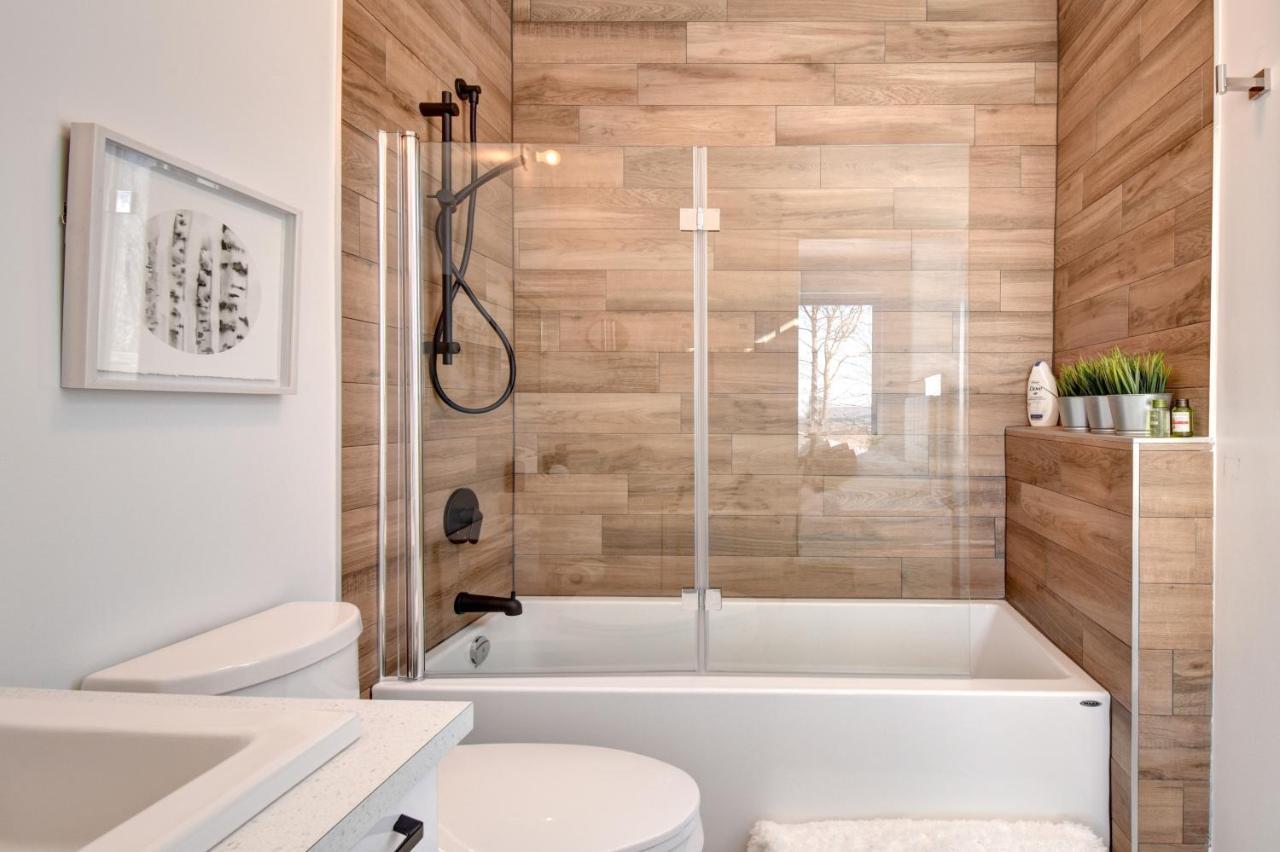 Chalet Serenity - Mont Tremblant Ski - Spa Sauna Wifi Tv Privet Chic Modern House Villa La Conception Esterno foto