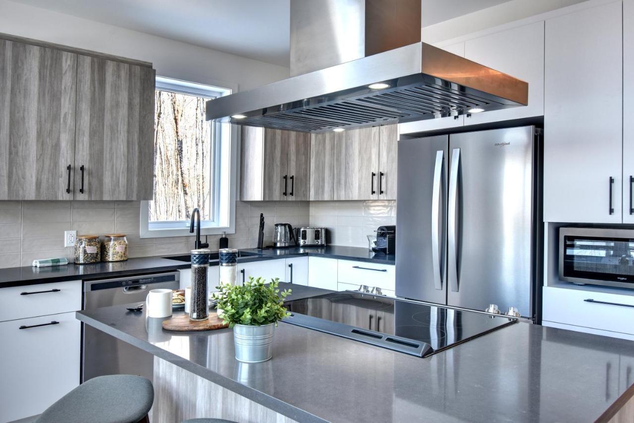 Chalet Serenity - Mont Tremblant Ski - Spa Sauna Wifi Tv Privet Chic Modern House Villa La Conception Esterno foto