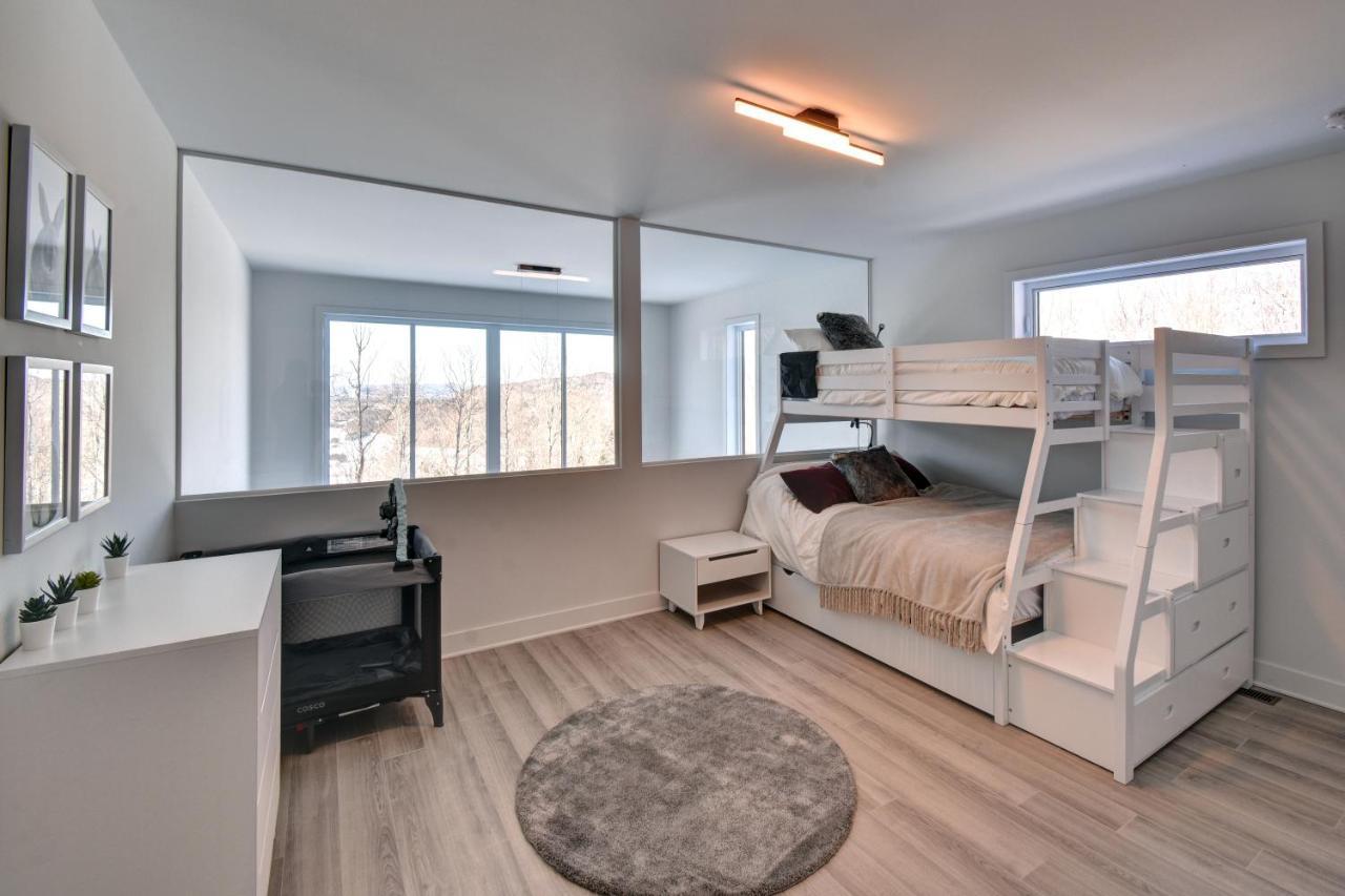 Chalet Serenity - Mont Tremblant Ski - Spa Sauna Wifi Tv Privet Chic Modern House Villa La Conception Esterno foto